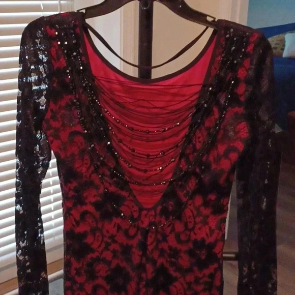 🌺Red and black Frederick's of Hollywood dress🎉 - Picture 5 of 16